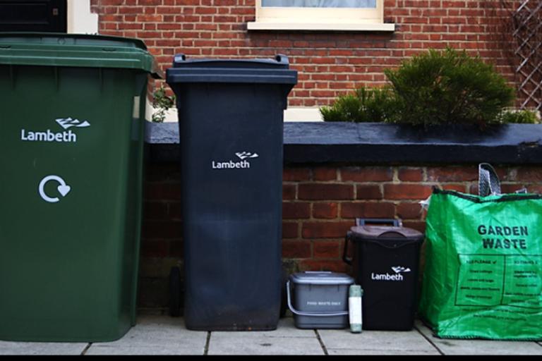 collection of bins