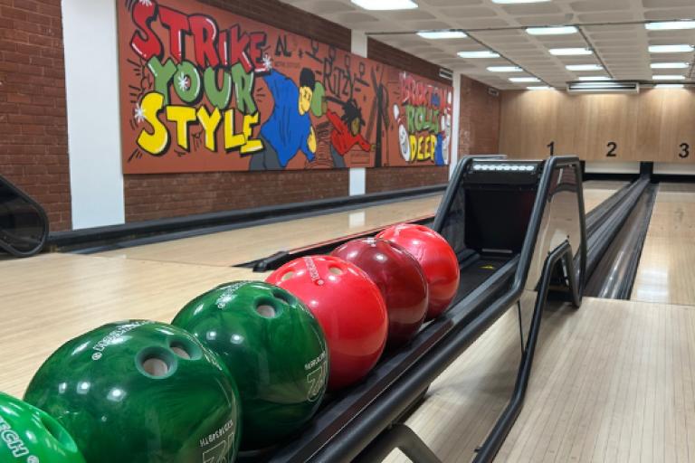 Bowling alley at Brixton Rec