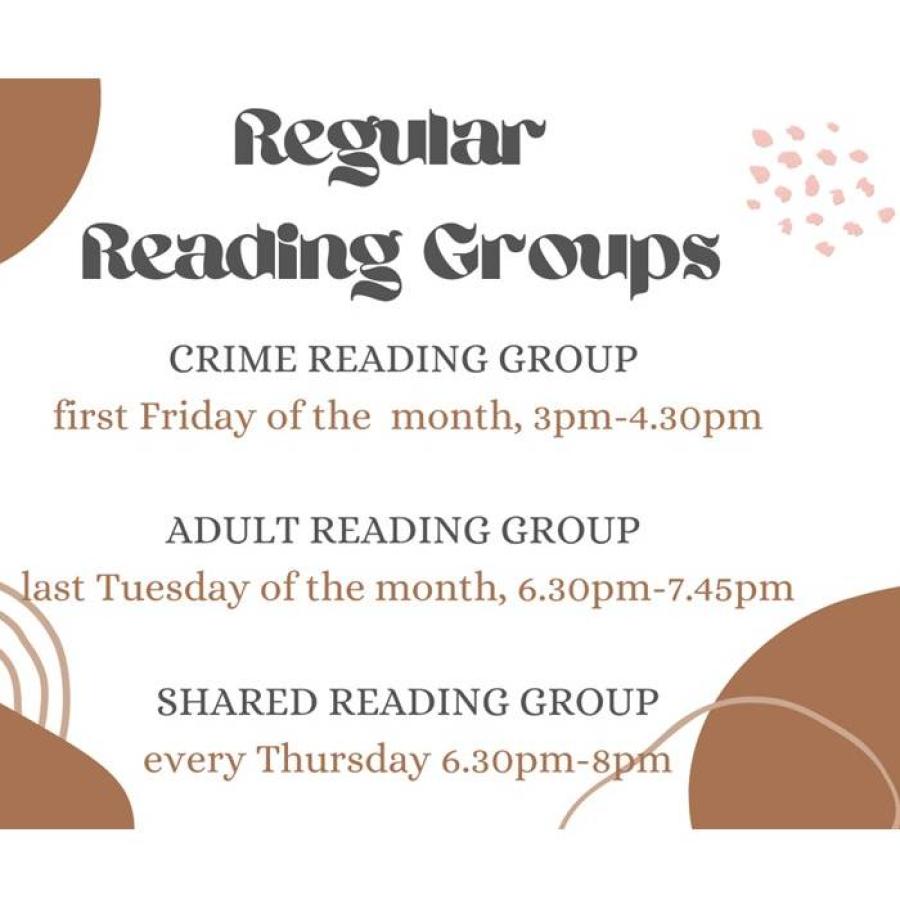 adult reading group poster