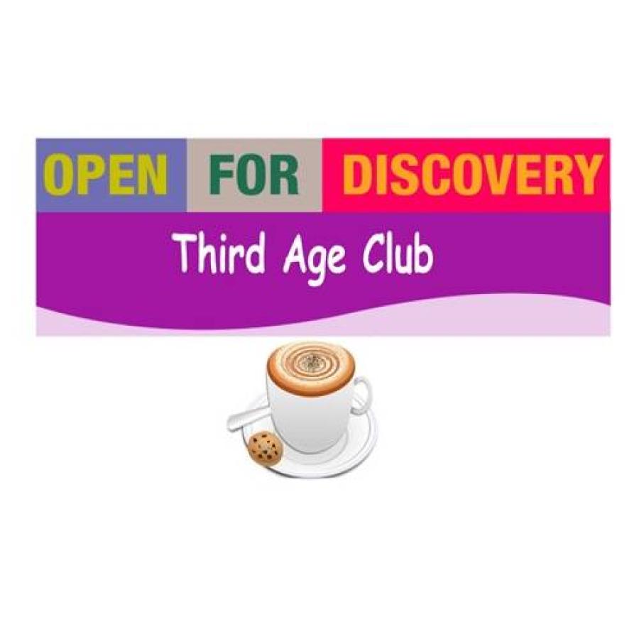 Third age social club poster