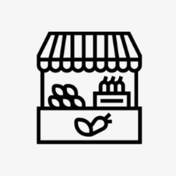 A market stall