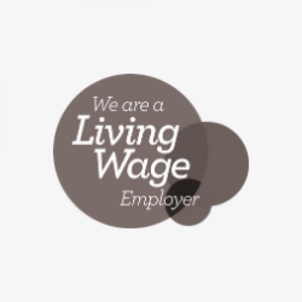 Living wage icon no colour